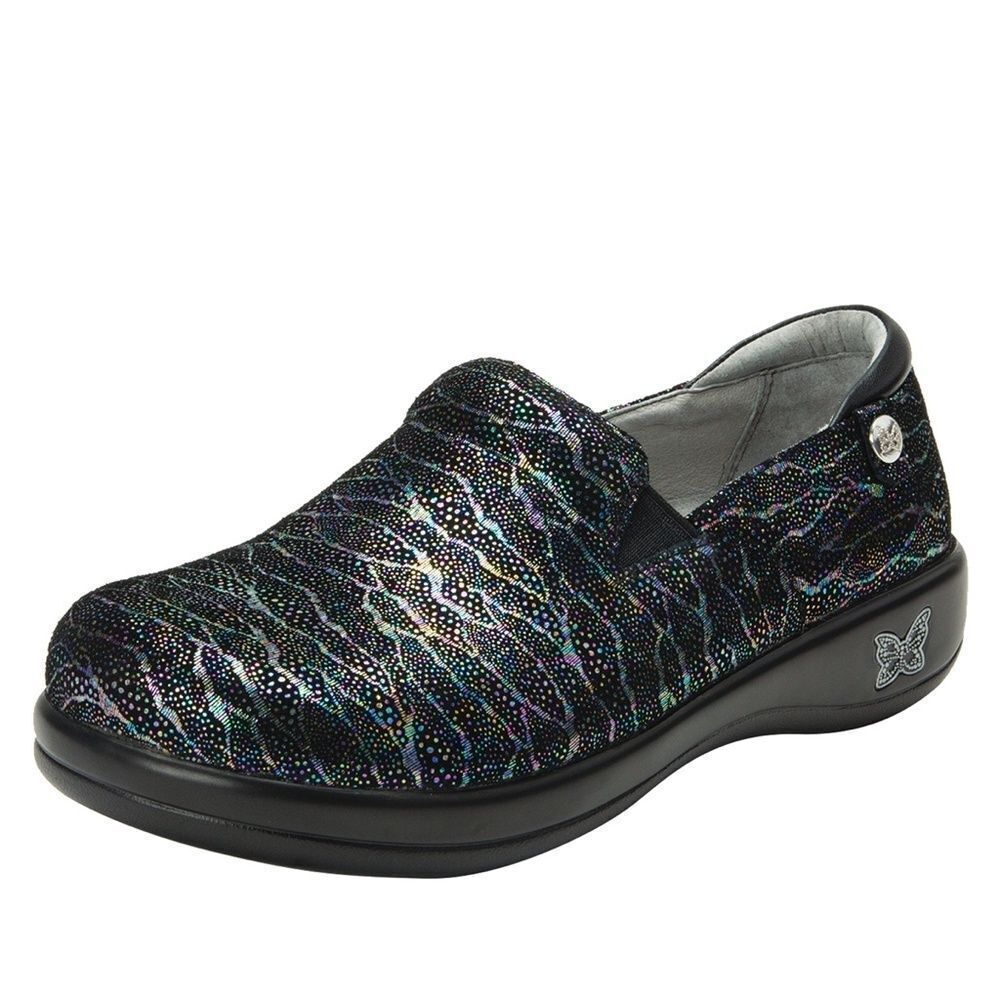Alegria Keli Dermatic Print Work Slip‎ Ons Sz 40/9.5-10
